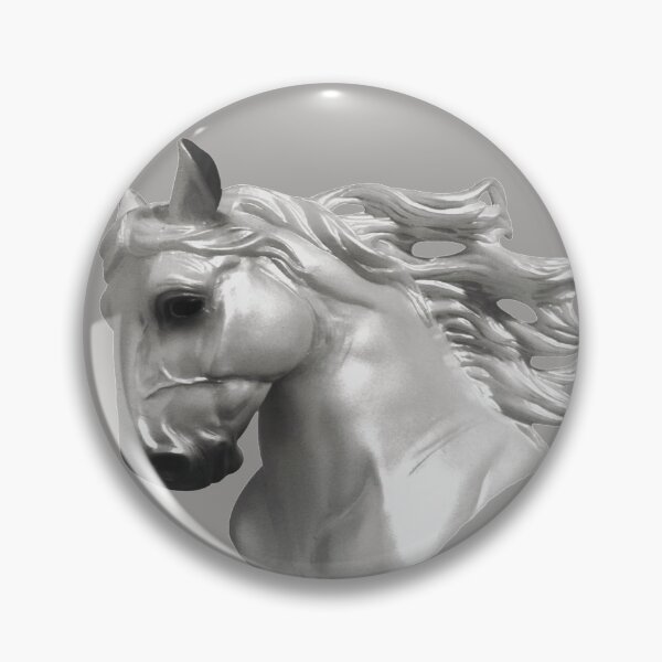 Item preview, White Horse Head designed and sold by snowydeer.