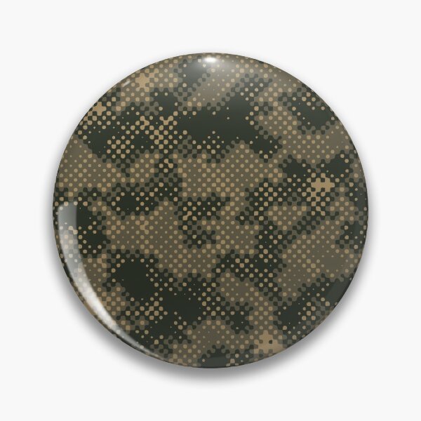 Item preview, Military Camouflage Digital Dots Patterns in Green, Beige and Black designed and sold by ShopieHome.