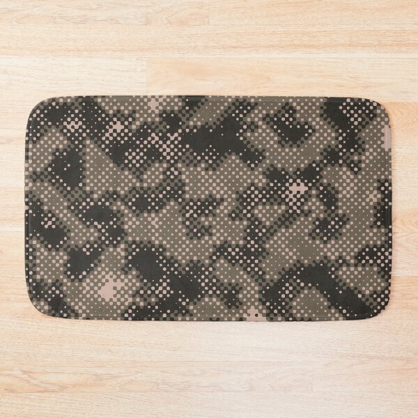 Item preview, Army Camouflage Digital Dots Patterns in Green, Gray and Black designed and sold by ShopieHome.