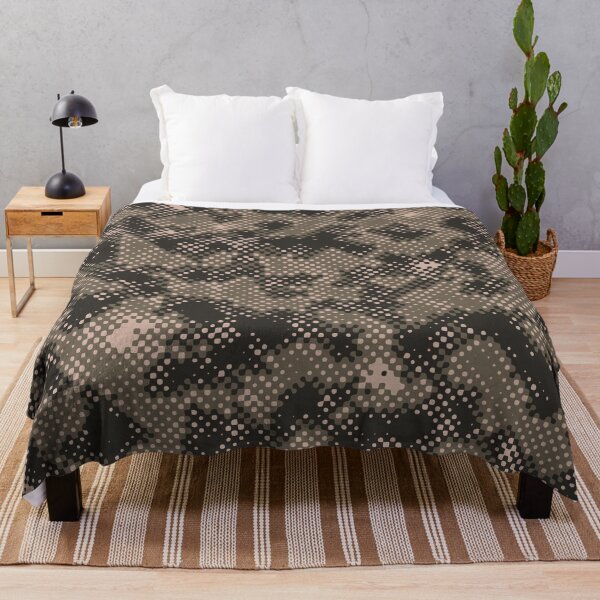 Item preview, Army Camouflage Digital Dots Patterns in Green, Gray and Black designed and sold by ShopieHome.