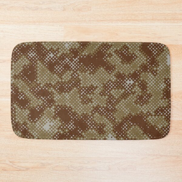 Item preview, Desert Camouflage Digital Dots Patterns in Green, Brown and Sand designed and sold by ShopieHome.