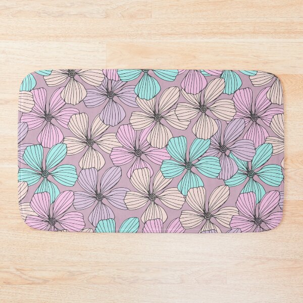 Item preview, Colorful Rainbow Bip Flower aesthetic Floral Pattern designed and sold by cation-studio.