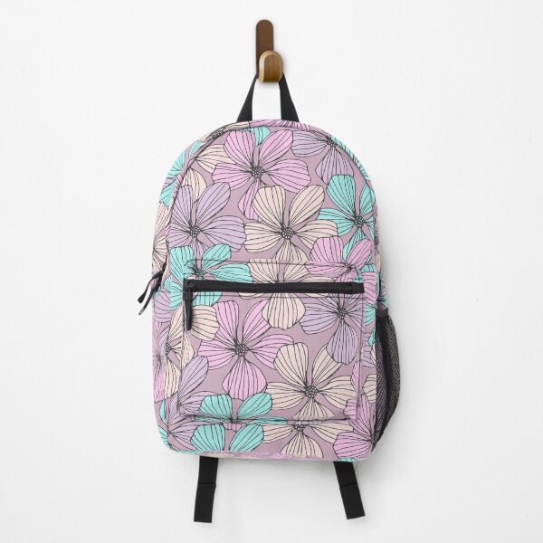 Item preview, Colorful Rainbow Bip Flower aesthetic Floral Pattern designed and sold by cation-studio.