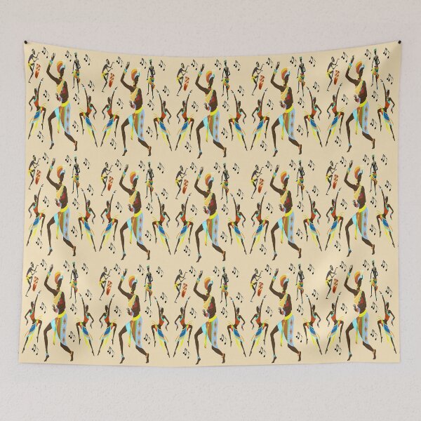 Item preview, The Rhythm of Africa,Ethnic Abstracto, music minimal abstract art designed and sold by Adri Barnard.