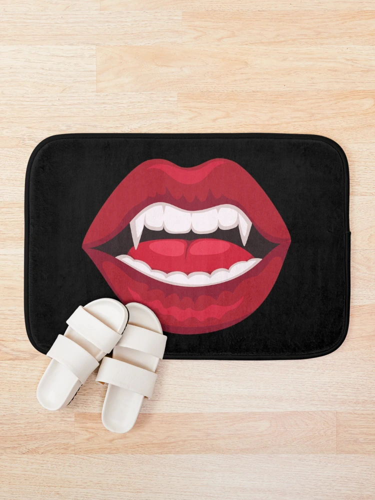 Thumbnail 1 of 6, Bath Mat, Vampire designed and sold by ShopEssentials.