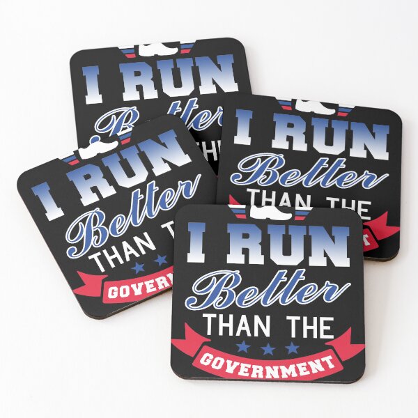 Item preview, Funny I Run Better Than The Government Gift design design designed and sold by Lisbob.