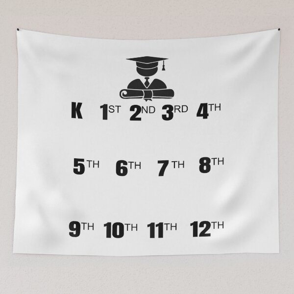 Item preview, Handprint Chart Tee Grow With Me School Year Growth K-12 designed and sold by MichaelDichiera.