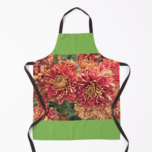 Item preview, Gold and Red of Autumn Chrysanthemums designed and sold by GoNatureDesigns.