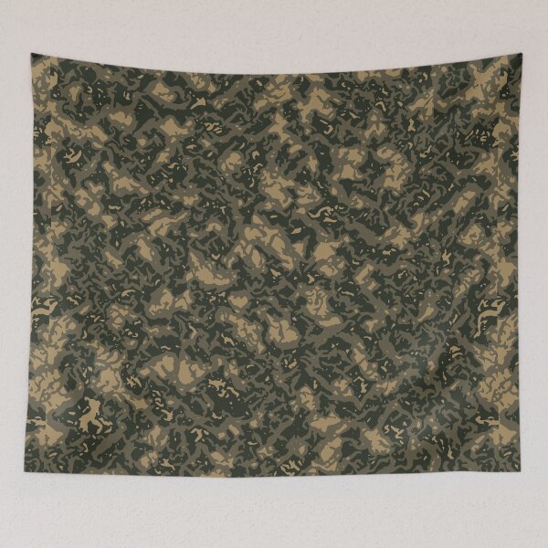 Item preview, Military Camouflage Glowing Edges Patterns in Green, Beige and Black designed and sold by ShopieHome.
