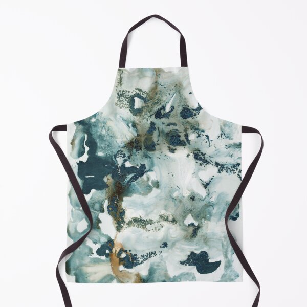 Item preview, Teal Ocean Ink Abstract #1 #minimal #ink #art designed and sold by Anita's & Bella's Art.