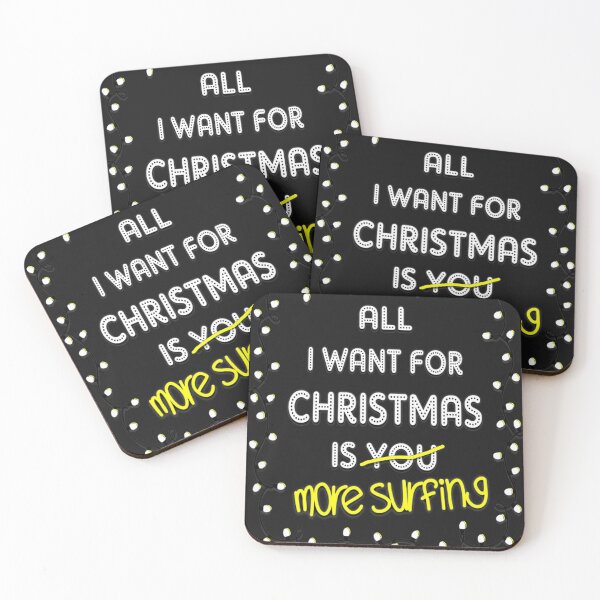 Item preview, All I Want For Christmas Is More Surfing designed and sold by GeniusDesignArt.