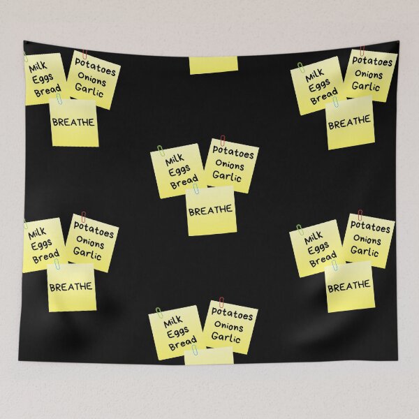 Item preview, Groceries List Sticky Memo Supermarket Humor designed and sold by leBoosh-Designs.