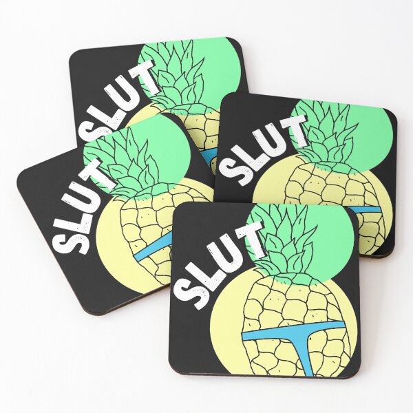 Item preview, Funny Vintage Pineapple Slut Yellow G-String gift design designed and sold by Lisbob.