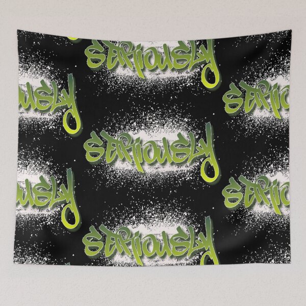 Item preview, Seriously- Graffiti Urban Contemporary Art designed and sold by AmazingEcraft.