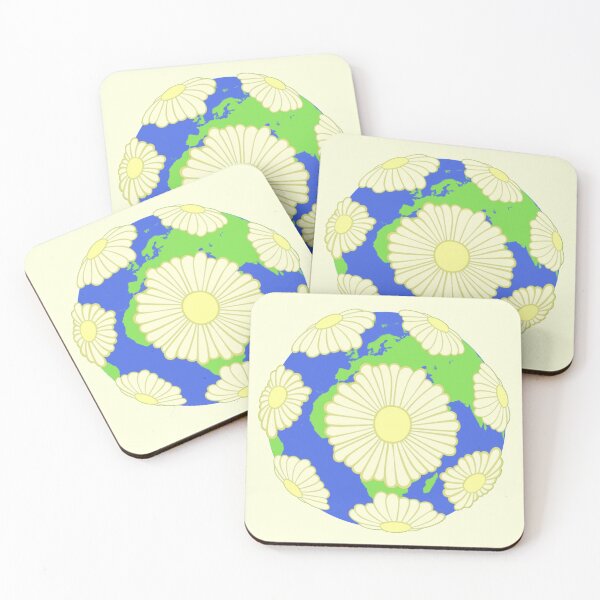 Item preview, Pastel Yellow Hippie Vibes Daisy Earth designed and sold by everything4eva.