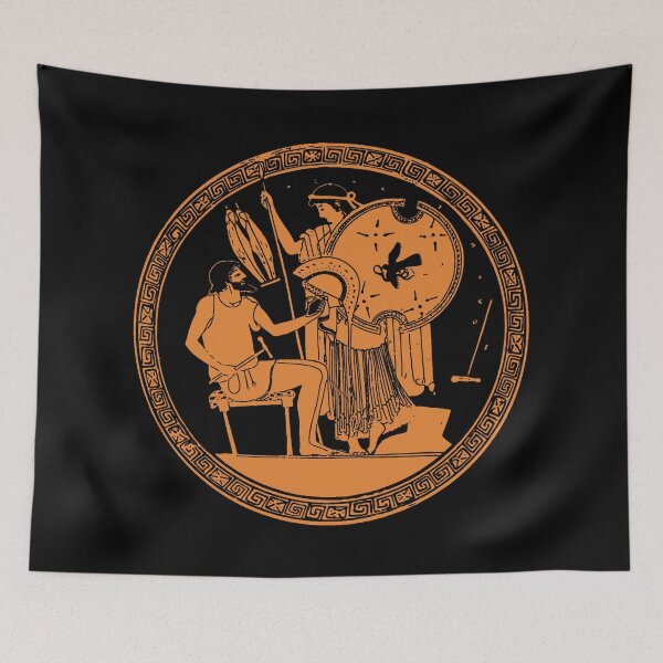 Item preview, Thetis receives her son, Achilles’ new armour from Hephaestus designed and sold by DotorEaon.