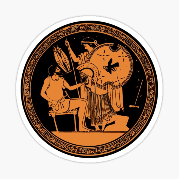 Item preview, Thetis receives her son, Achilles’ new armour from Hephaestus designed and sold by DotorEaon.