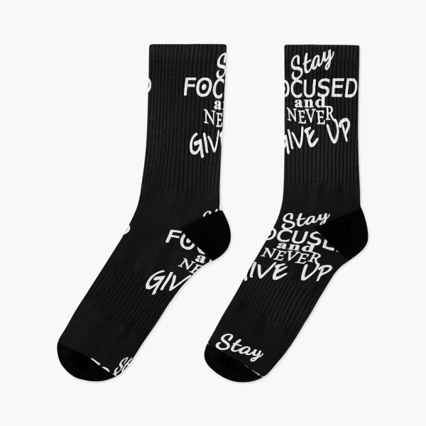 Item preview, Stay Focused and Never Give Up designed and sold by GAIA-LV.