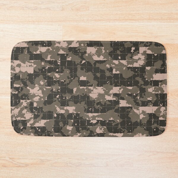 Item preview, Army Camo Mosaic Tiles Patterns in Green, Gray and Black designed and sold by ShopieHome.