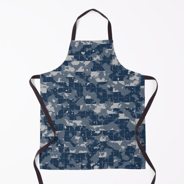 Item preview, Winter Camo Mosaic Tiles Patterns in Blue Shades designed and sold by ShopieHome.