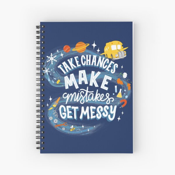Magic Schoolbus Frizzle Quote Spiral Notebook