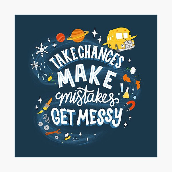 Item preview, Magic Schoolbus Frizzle Quote designed and sold by Kit Cronk.