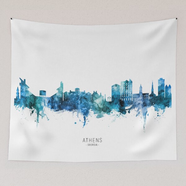 Item preview, Athens Georgia Skyline designed and sold by ArtPrints.