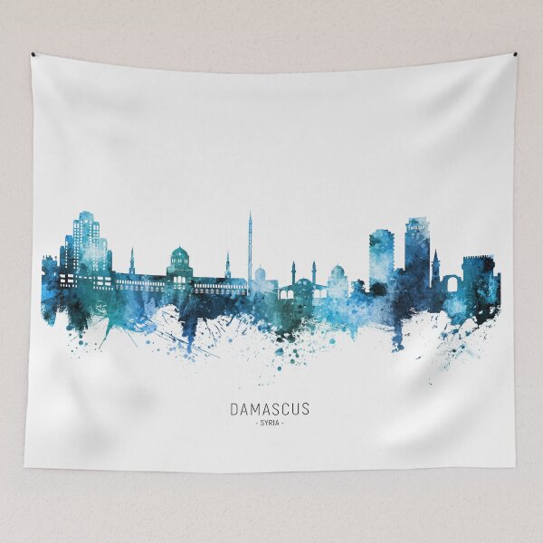 Item preview, Damascus Syria Skyline designed and sold by ArtPrints.