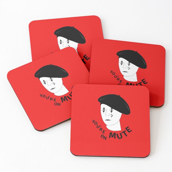 Item preview, You're on Mute Mime designed and sold by The Masked Designer.