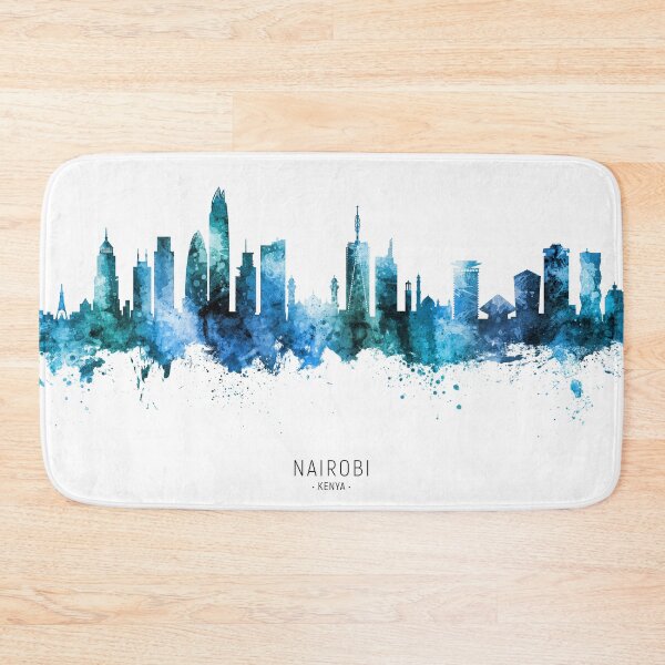 Item preview, Nairobi Kenya Skyline designed and sold by ArtPrints.
