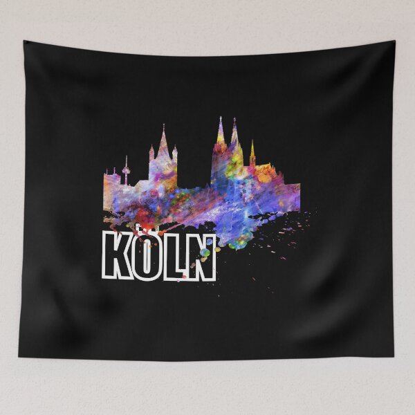 Item preview, Cologne Skyline North Rhine Westphalia Cologne Cathedral Rhine designed and sold by DerNerd.