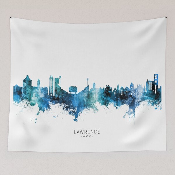 Item preview, Lawrence Kansas Skyline designed and sold by ArtPrints.