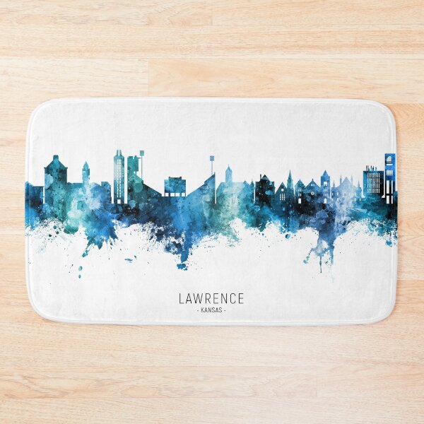 Item preview, Lawrence Kansas Skyline designed and sold by ArtPrints.