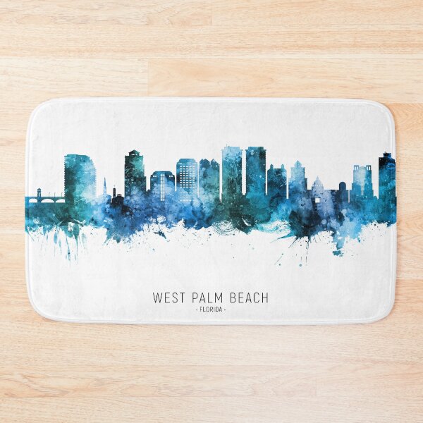 Item preview, West Palm Beach Florida Skyline designed and sold by ArtPrints.