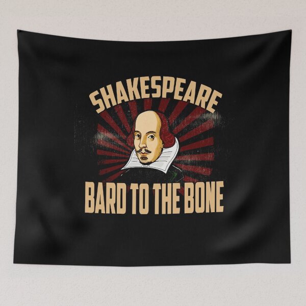 Item preview, William Shakespeare Bard To The Bone Plays Quotes Poems Sonnets Biography Fans designed and sold by TopTeeShop.