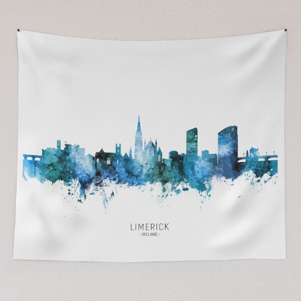 Item preview, Limerick Ireland Skyline designed and sold by ArtPrints.
