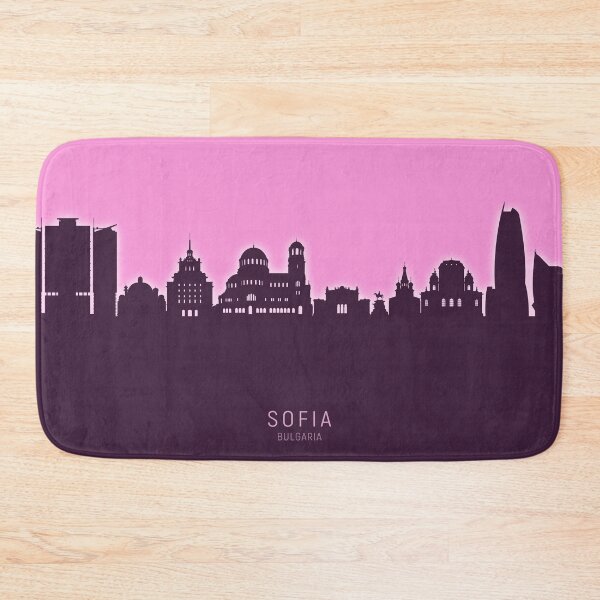 Item preview, Sofia Bulgaria Skyline designed and sold by ArtPrints.