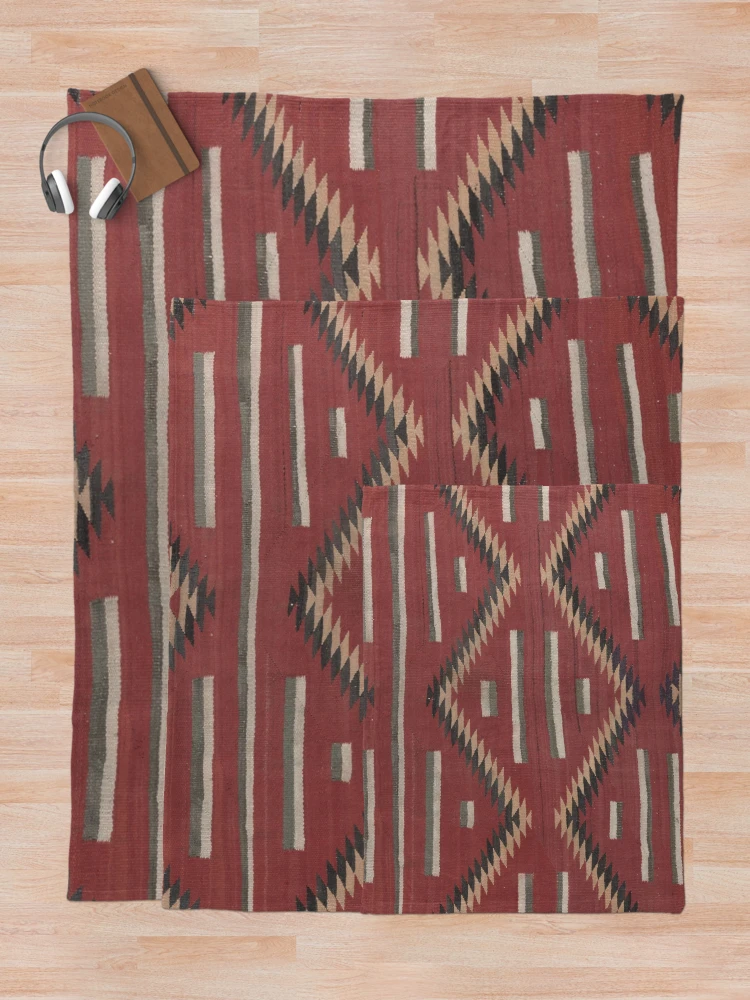 Thumbnail 5 of 6, Throw Blanket, Navajo Rug 5 designed and sold by hellcom.
