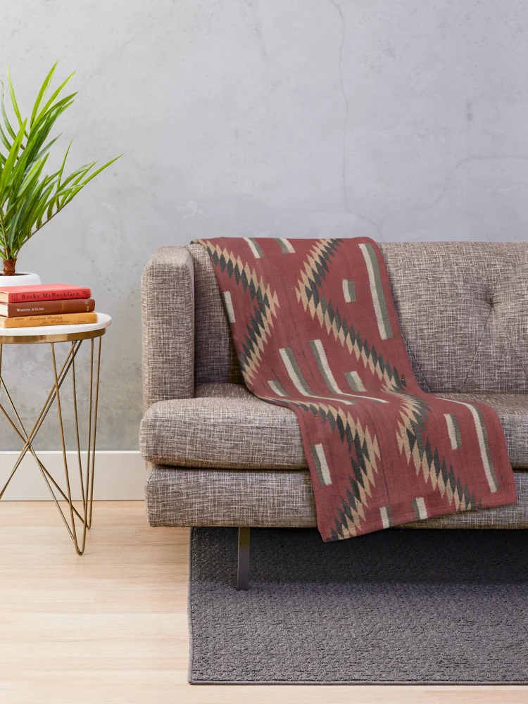 Thumbnail 2 of 6, Throw Blanket, Navajo Rug 5 designed and sold by hellcom.