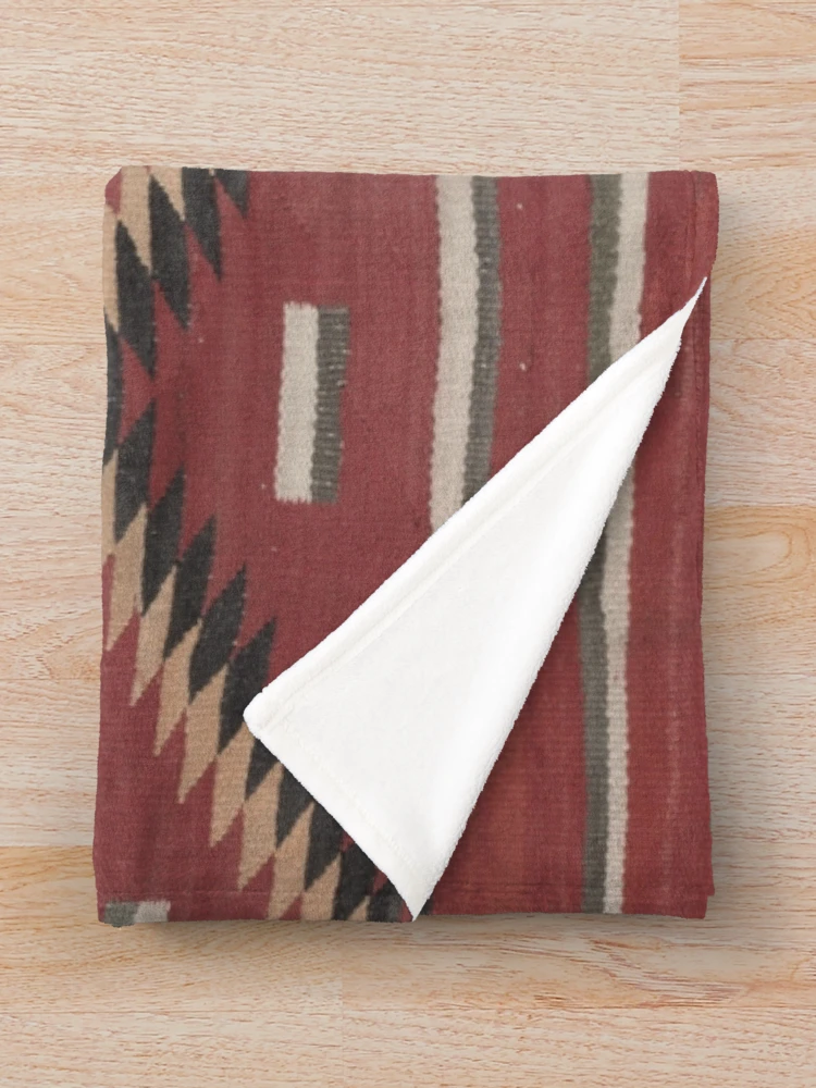 Thumbnail 3 of 6, Throw Blanket, Navajo Rug 5 designed and sold by hellcom.