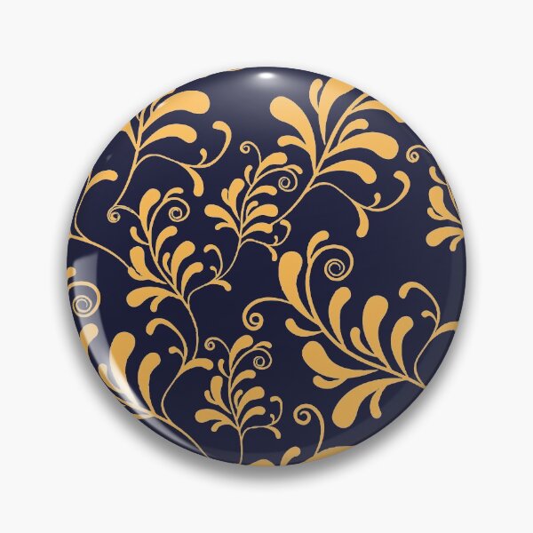 Item preview, Royal Design in Gold on Navy Blue designed and sold by Anonymous Artist.