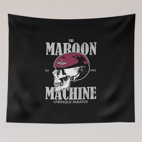 Item preview, The Maroon Machine - Parachute Regiment (distressed) designed and sold by StrongVlad.