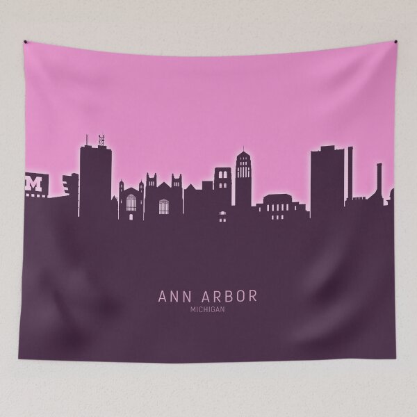 Item preview, Ann Arbor Michigan Skyline designed and sold by ArtPrints.