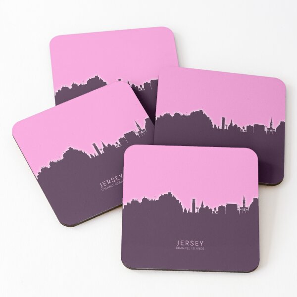 Item preview, Jersey Channel Islands Skyline designed and sold by ArtPrints.