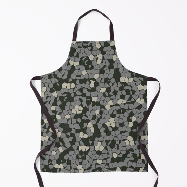 Artikelvorschau, Mosaik-Tarnmuster aus Buntglas in Schwarz- und Grautönen entworfen und verkauft von ShopieHome.