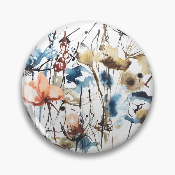 Item preview, Abstract ink wildlfowers meadow 2 designed and sold by kittyvdheuvel.
