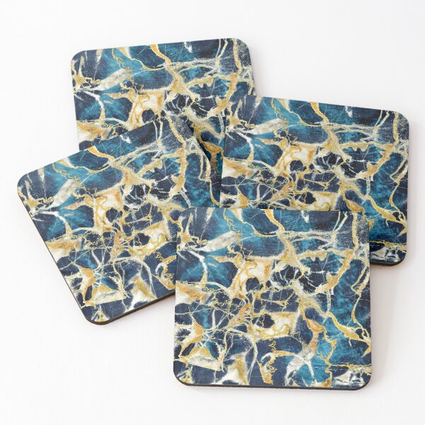 Item preview, Gold Encrusted Marble Design designed and sold by Dyrk Wyst Redbubble Shop.