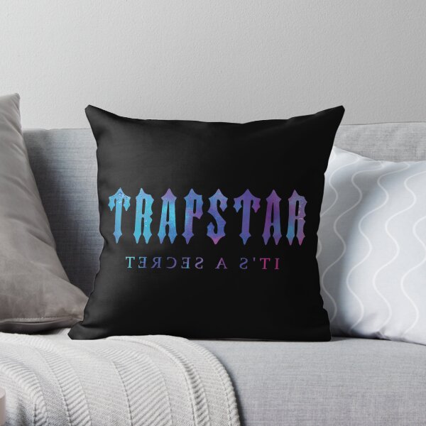 Trapstar Logo Design Throw Pillow