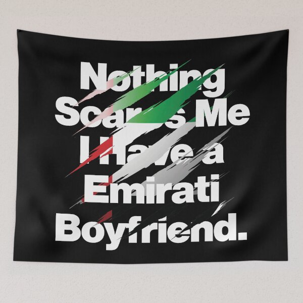 Item preview, Nothing Scares Me I Have an Emirati Boyfriend designed and sold by elhefe.