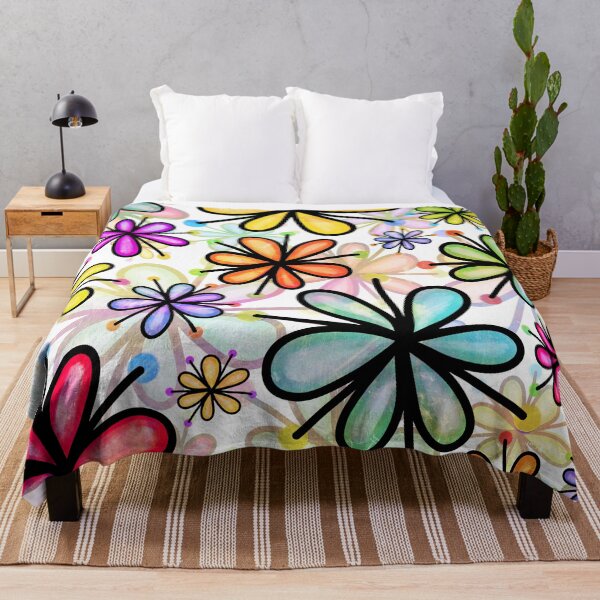 Artikelvorschau, Colorful Doodle Flowers entworfen und verkauft von stylebytara.